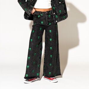 Dressed in Lala Alien Wide Leg Jeans